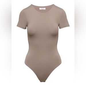 Contour Crew Shortsleeve Bodysuit - Modern Taupe #80500